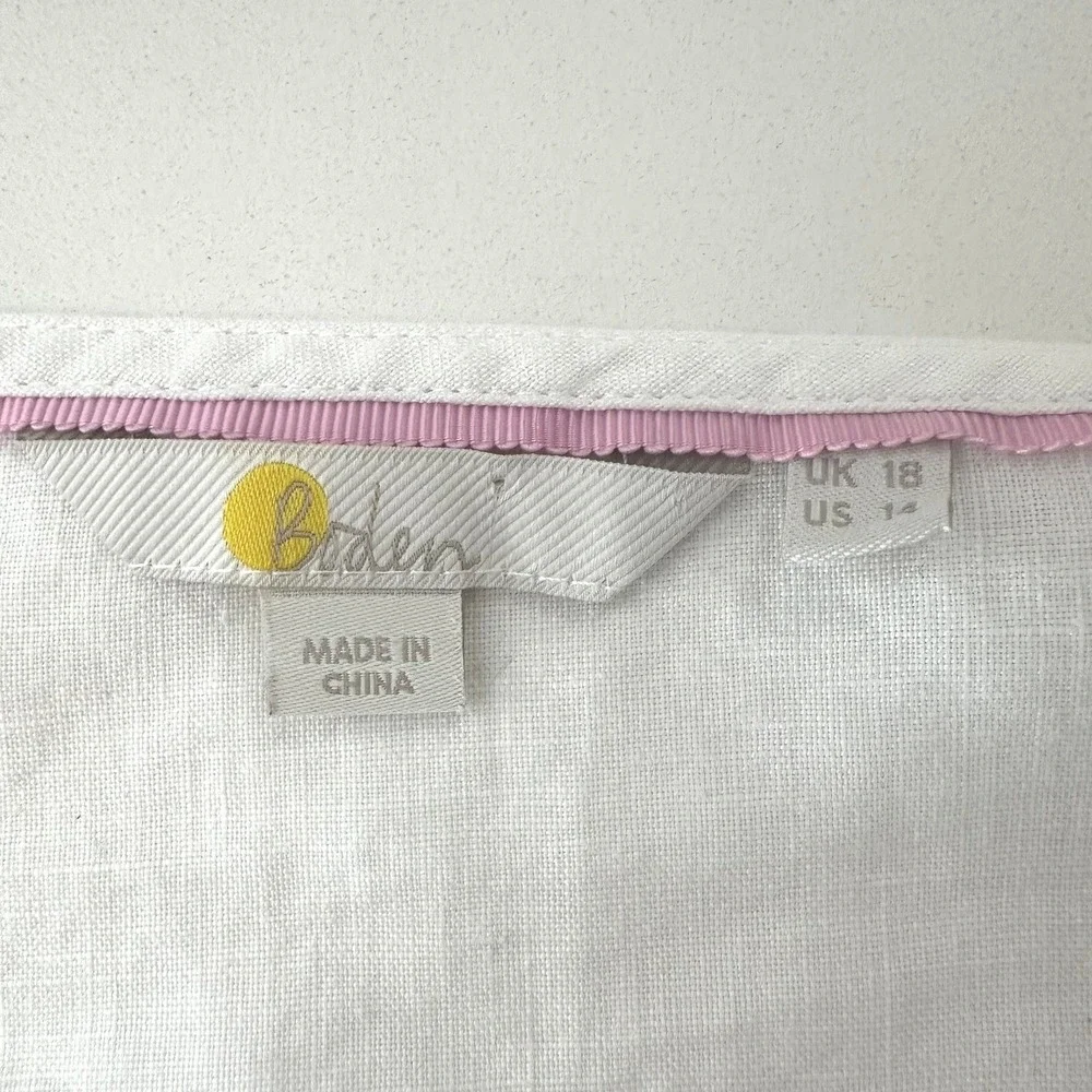 Boden white linen